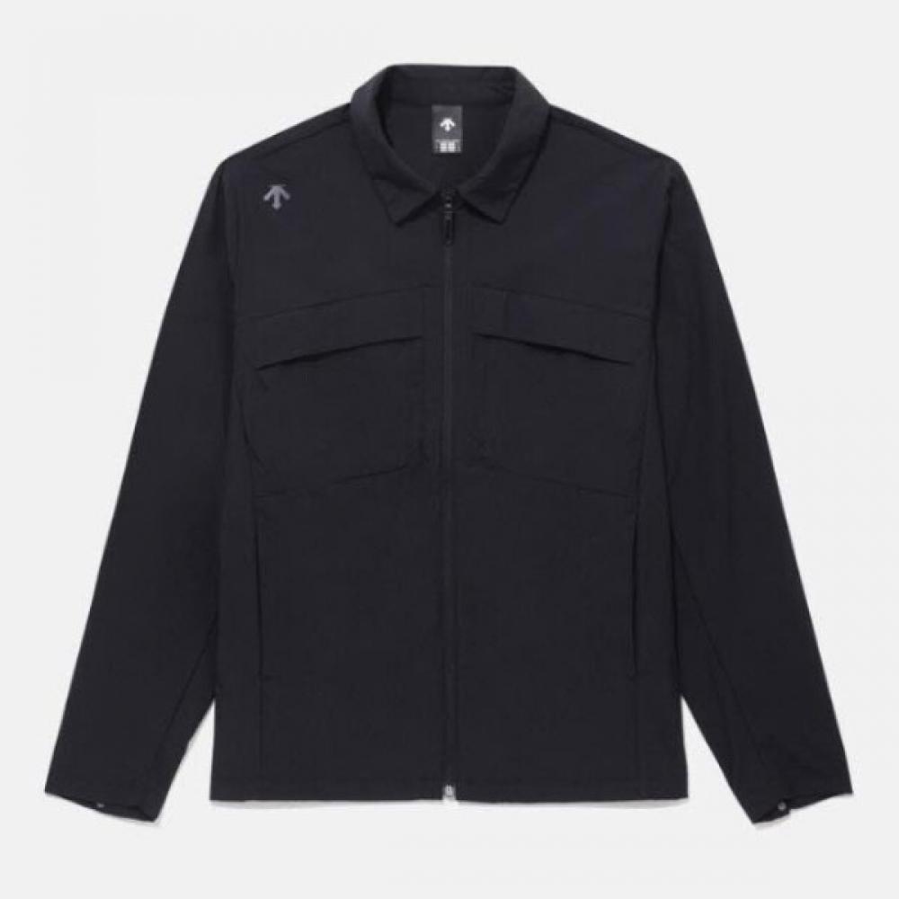 

Descent Jersey Cqk Sq221dwb41 Blk Dualless Woven Shirt Jacket Black 100
