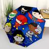 1pc Superhero Adventures Umbrella with Plastic Handle,Cartoon Pattern,Suitable for All Seasons Multi-functional Umbrella454