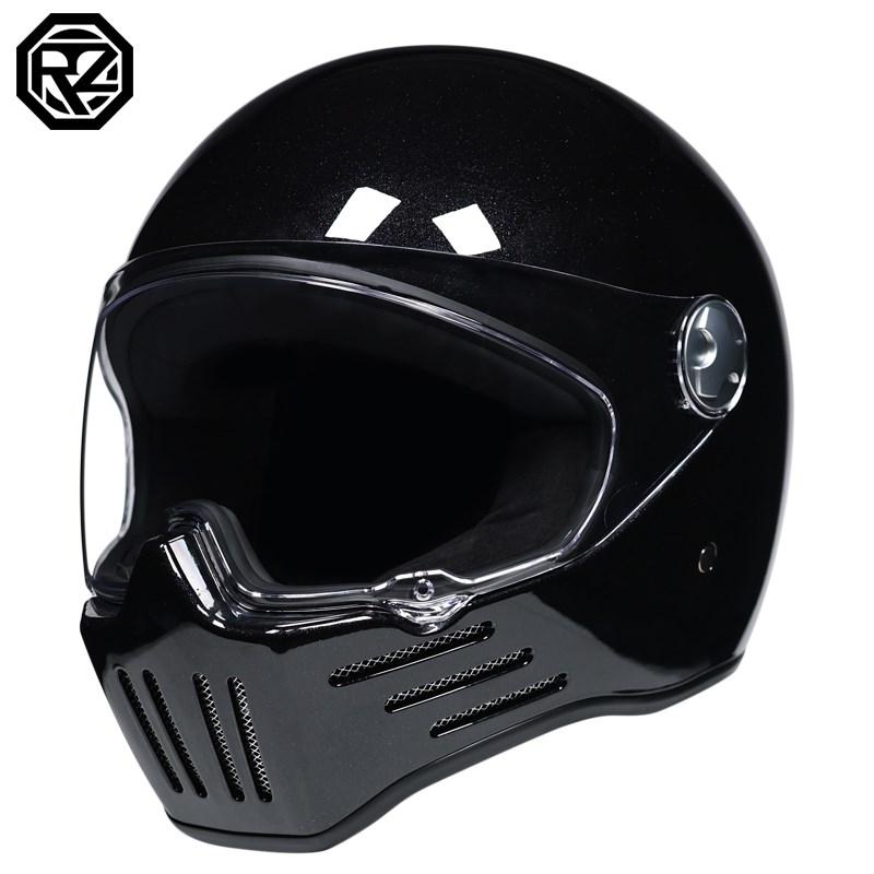 Мотошлем Thompson Full Face Винтажный Чоппер Ретро Шлем funda casco moto M
