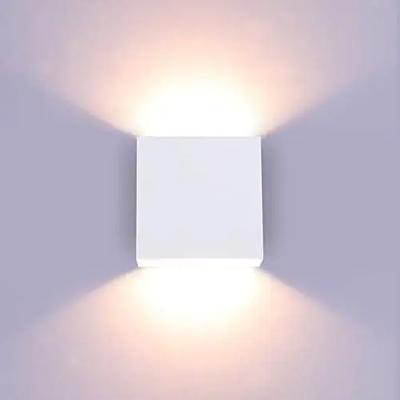 Moderne Wandleuchte Dimmbar 10W Festverdrahtet, Nach Unten gerichtete Wandmontageleuchten Innen Mini Metall Wandlampe Wohnzimmer