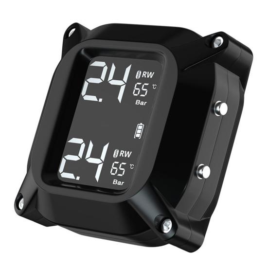 

Детектор давления в шинах Беспроводной ЖК-экран Простая установка электропитания Защита от ржавчины Экономия в режиме реального времени