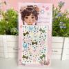 Lively Butterfly Rhinestone Face Stickers - Children's Dance Makeup Decorations