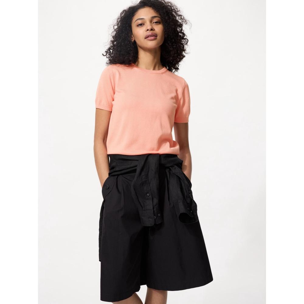 Uniqlo Japan Uv Cut Crew Neck Sweater Short Sleeve