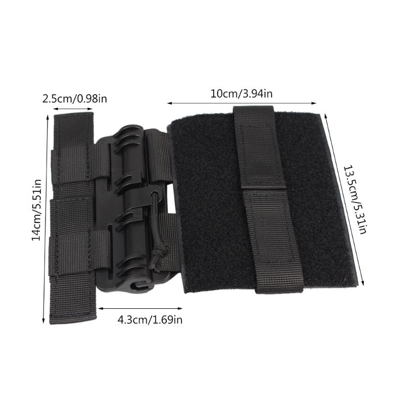 Ensemble de Boucles à Dégagement Rapide pour Ceinture Latérale Molle, Conversion Molle à Point Unique à Entrée Latérale à Déconnexion Rapide avec Crochet et Boucle