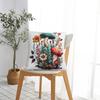 Cute Cottagecore Floral Mushroom Aesthetic Girls Graphic Pillowcase Cushion Cover Decorative Throw Pillow Case Cover Bedroom