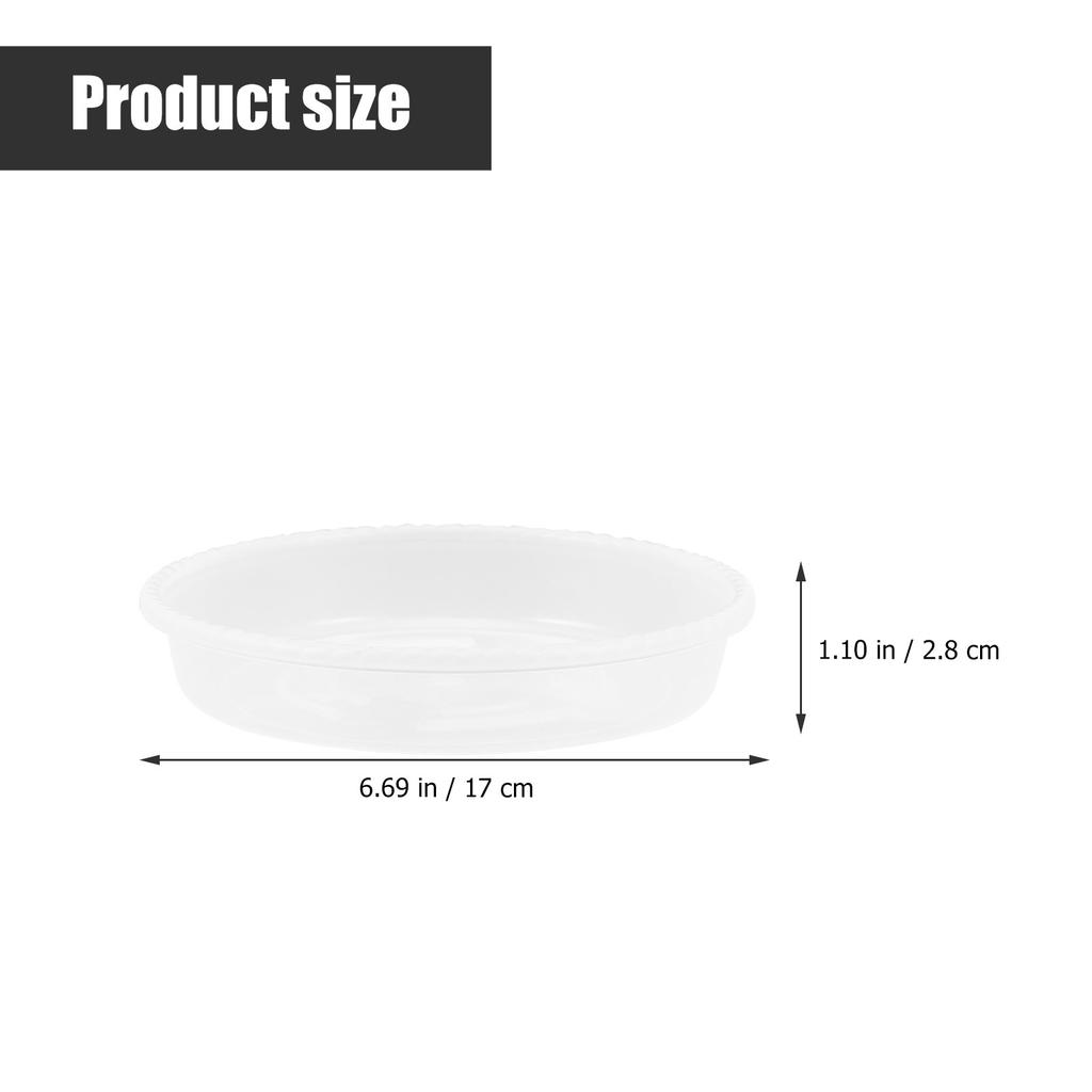 30Pcs Plastic Flowerpot Bottom Tray Set Long-Lasting Non-Deformable Plant Pot Water Holding Base Anti-Aging Garden Supplies