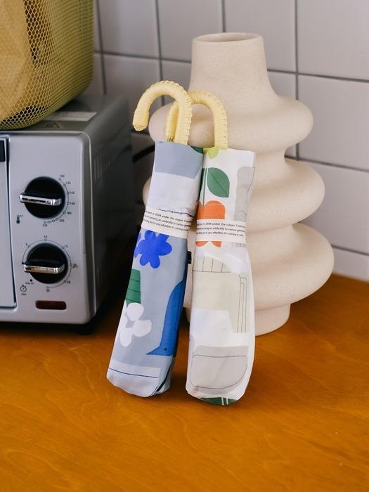 

WPC. WPC. Umbrella Vogel Beni Mini 3-Tier Umbrella 3757-015-002 gray