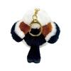Amuse AMUFUN Plush Toy Fukufuku Shima Long-tailed Mascot Keychain Shima-chan White XS