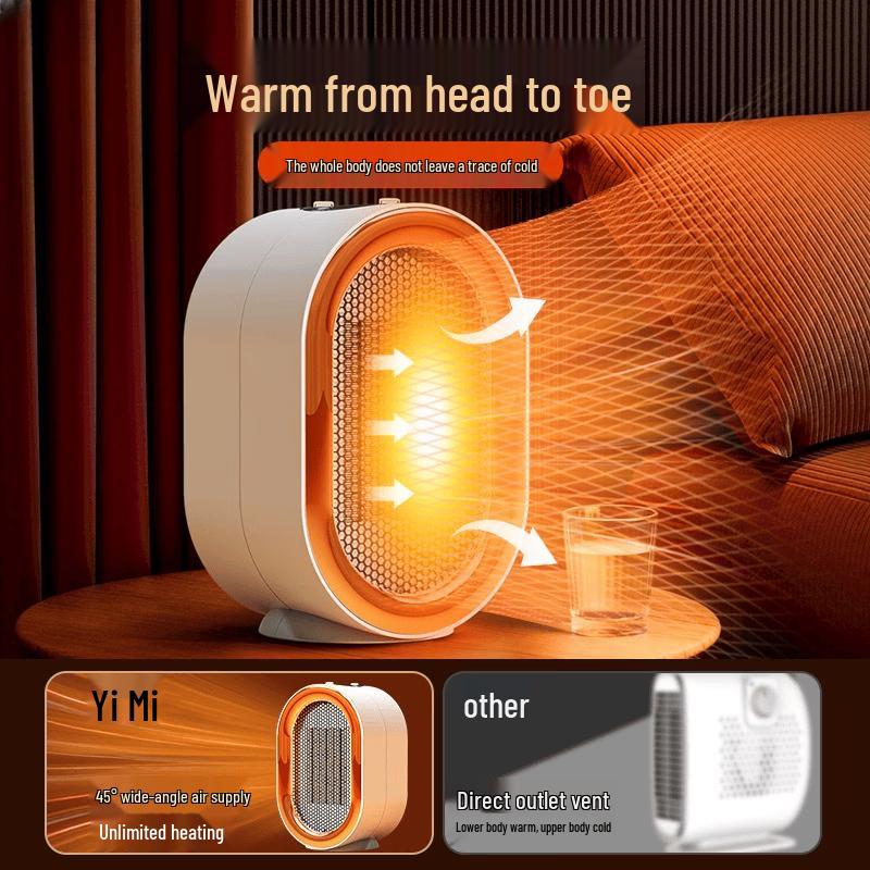 ZISIZ Desktop Fast-Heating Mini Fan Heater