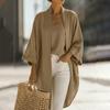 Ladies' Casual Temperament Cardigan T-shirt Versatile Casual Loose Two-piece Set