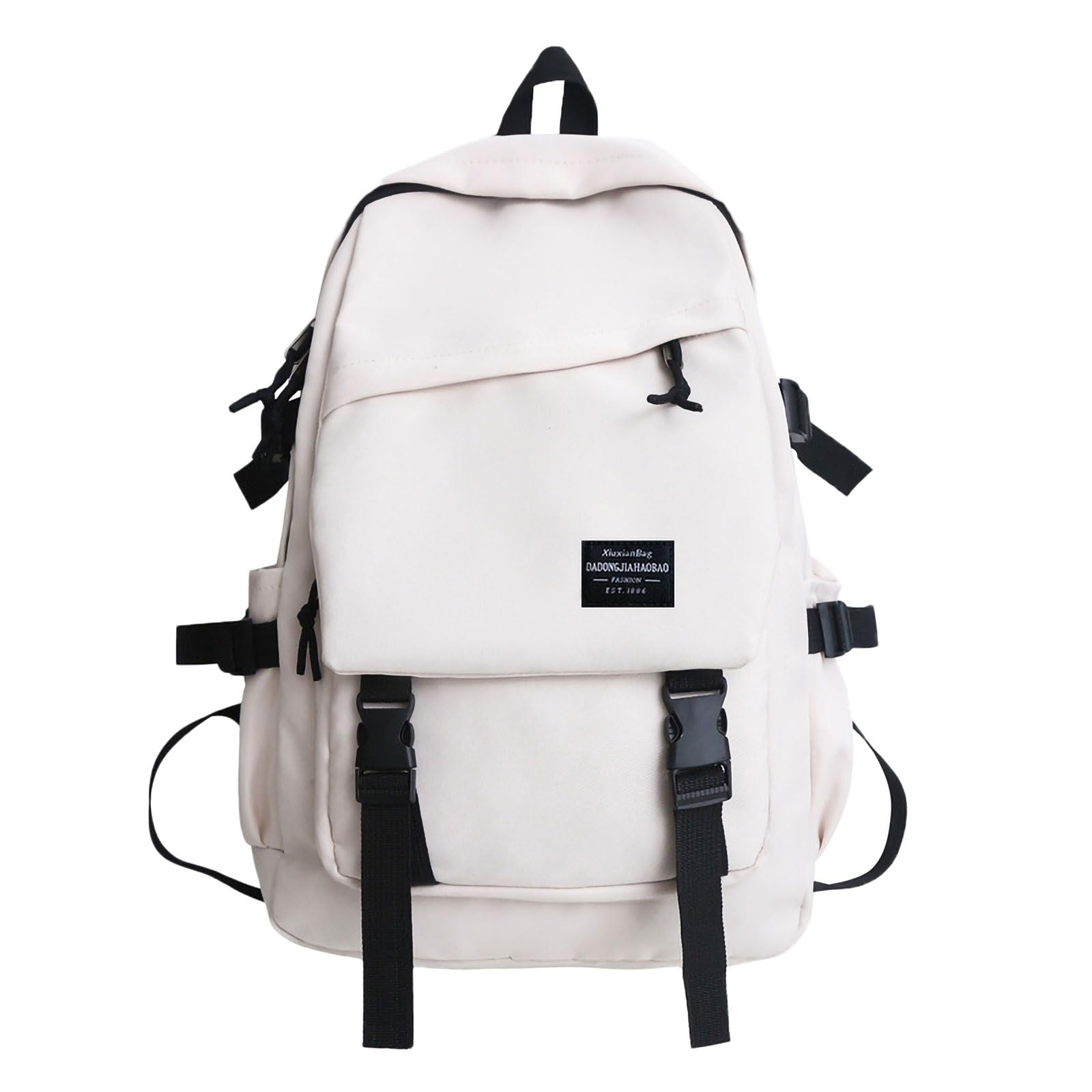 

FairyPomu Backpack, Lightweight, Large Capacity, Multifunctional, Water-Repellent, for Casual Use, Outdoor Activities, Travel, School Trips,