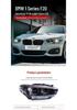 15-18 BMW 1 Series F20 Hatchback LED Headlights with Daytime Running Lights and Turn Signals.