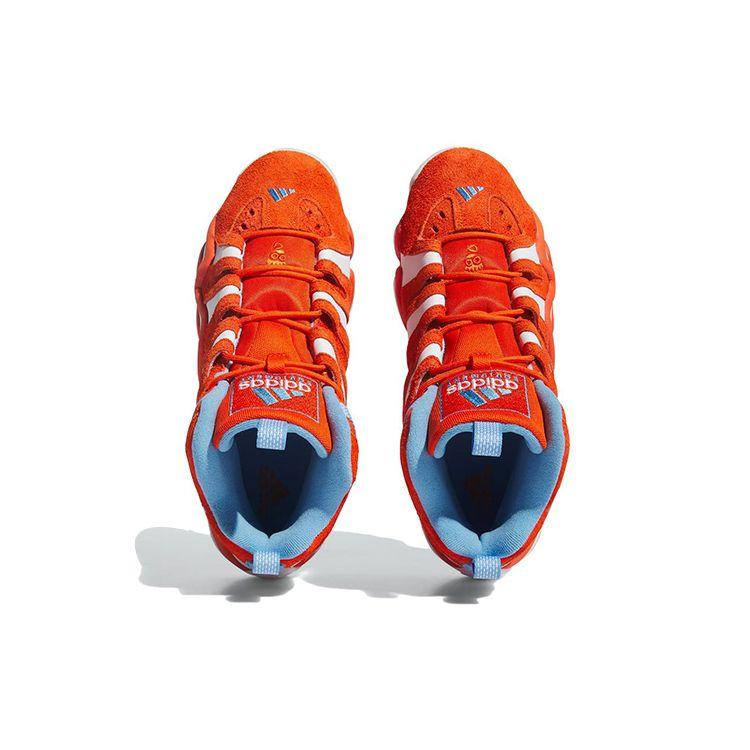 adidas Baskets Unisexe Crazy 8 Team Orange Blanc Nuage Team-Ble Clair IE7224