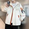 Spring and Autumn Teen Jacket Junior High School Student Trend Hooded Jacket Versatile Casual Jacket
