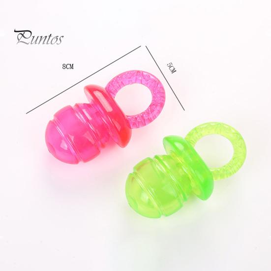 2Pcs Dog Toy TPR Pacifier Grinding Teeth Molar Reducing Pressure Pet Supplies
