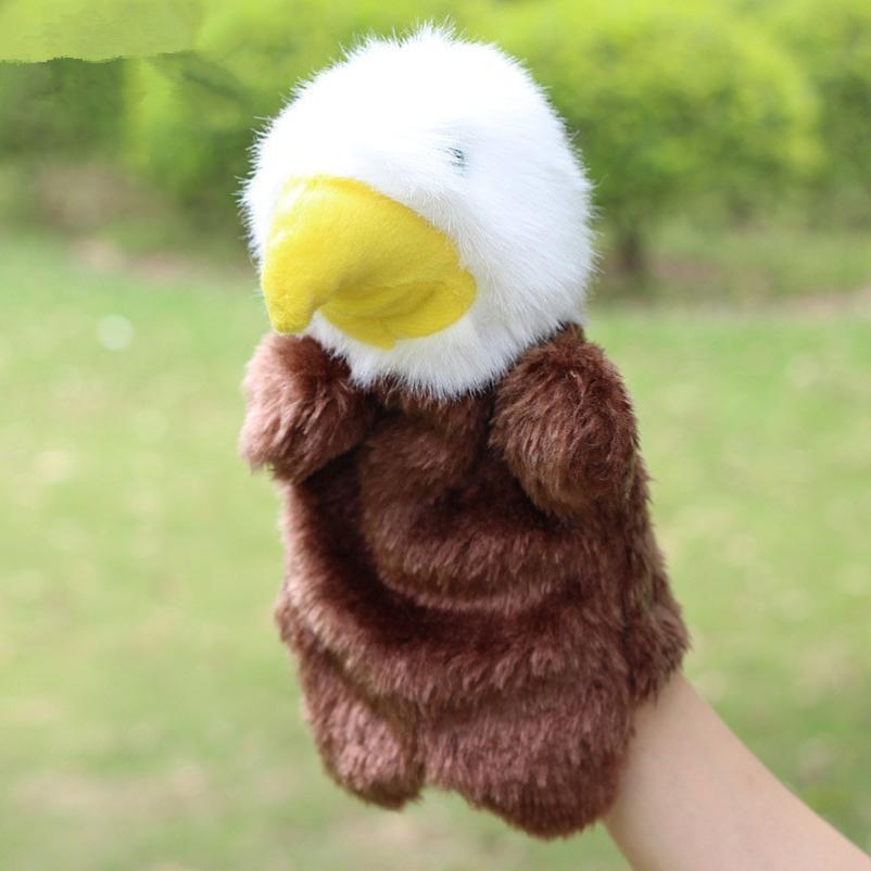 Păpușă de mână de pluș cu vultur, Cadou pentru copii 26cm