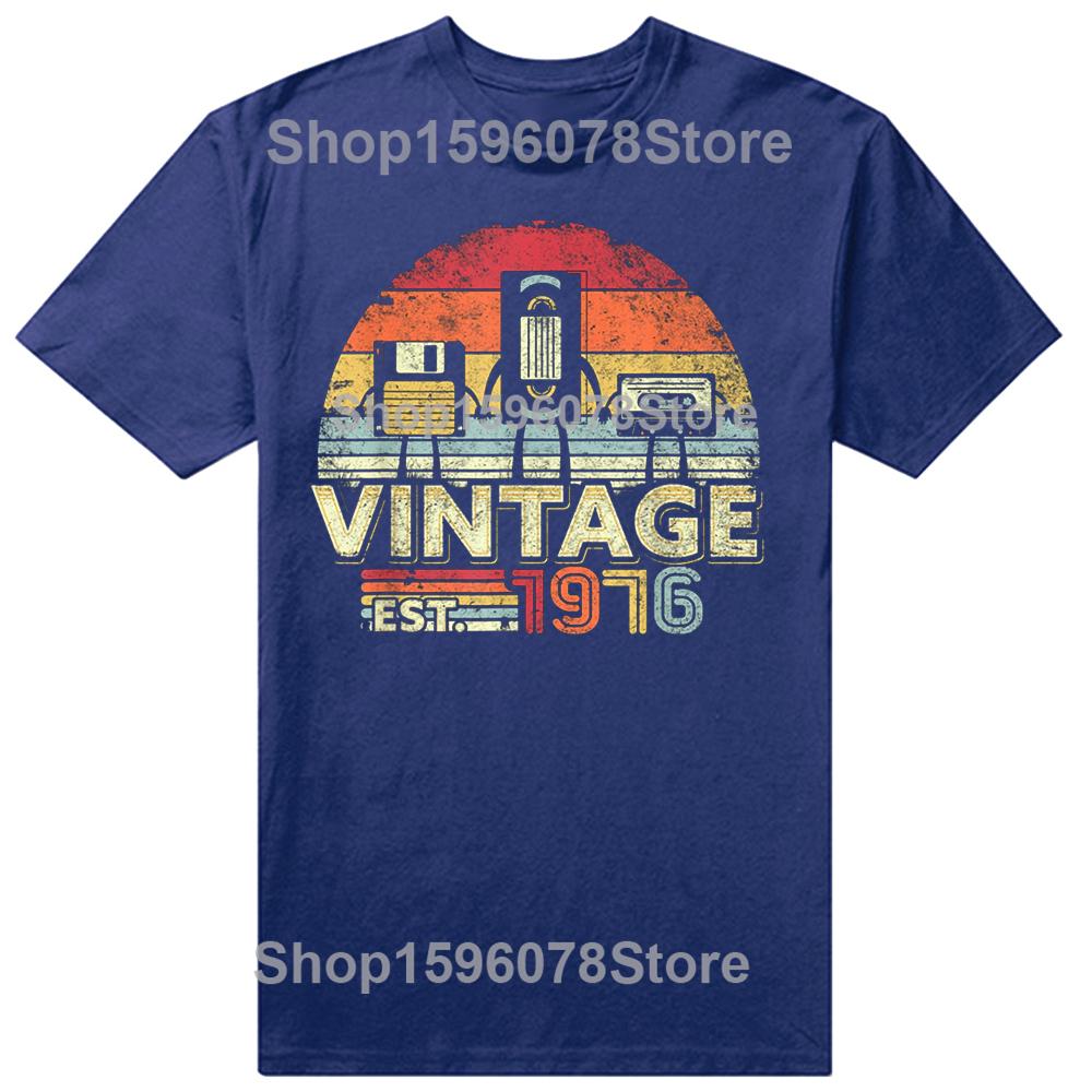 Classic 1976 Limited Edition 49 Year Old 49th Birthday T-Shirt Men Summer The Best Birthday Gifts Graphic Unisex T Shirt