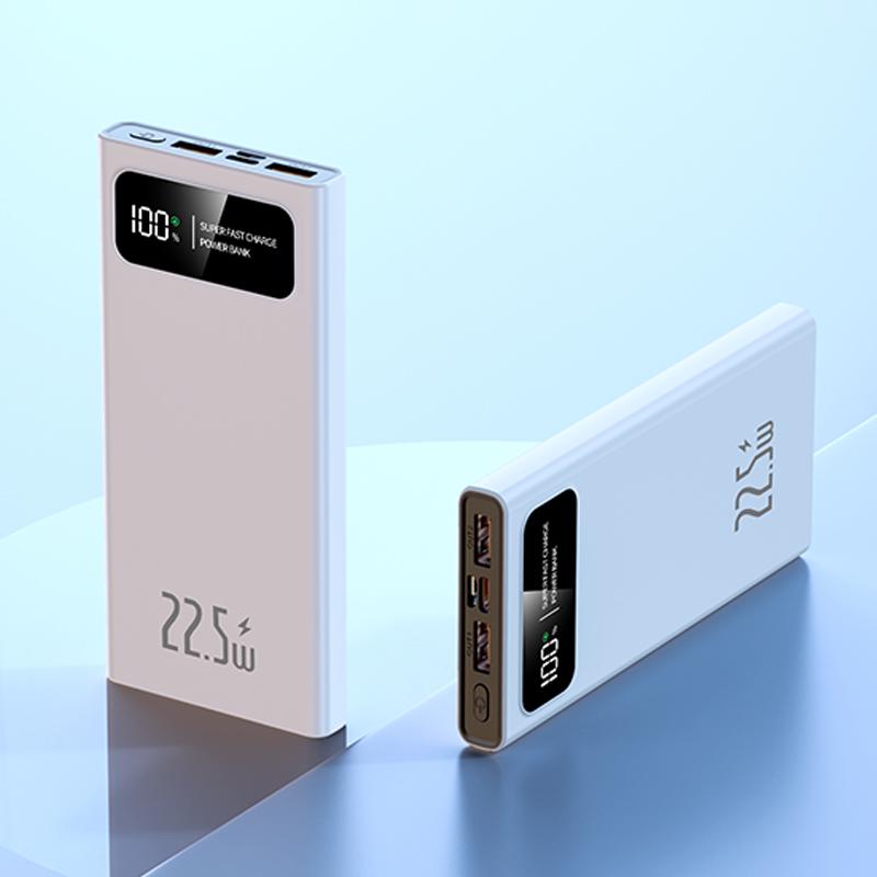 22.5W Super Fast Charging Mobile Power Bank 30000mAh Large Capacity Power Bank