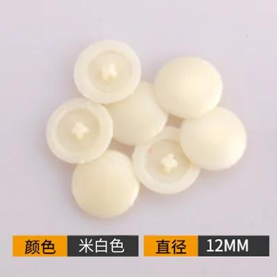 100pcs/bag Self-tapping Screws Decor Cover Plastic Nuts Bolts Covers Exterior Protective Caps Furniture Hardware Decor Cover