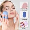 Douyin Popular: Mini Silicone Face Brush for Gentle Cleansing & Makeup Removal