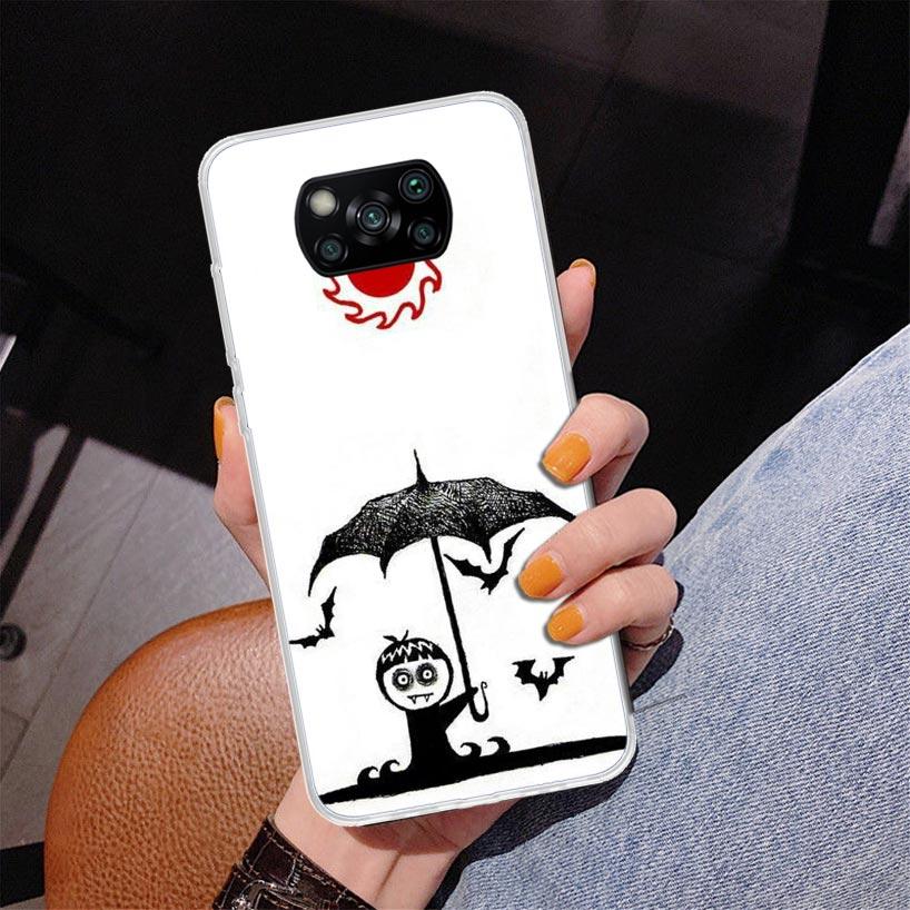 Gothic Vampire Scarlet Art Phone Case For Xiaomi Poco X7 X6 X5 Pro F7 Ultra Redmi 15C 15 13C 13 12C 12 10 10A 10C 9 9A 9C 9T Cov