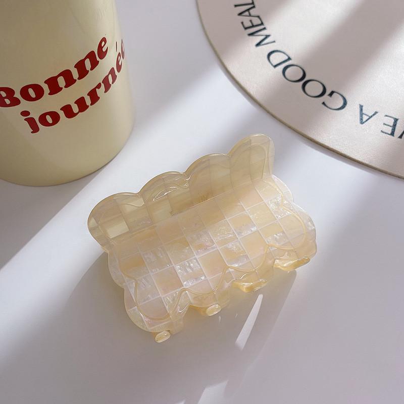 Charming Pink And Purple Acetate Hair Claw Clips For Women Trendy Sweet Design