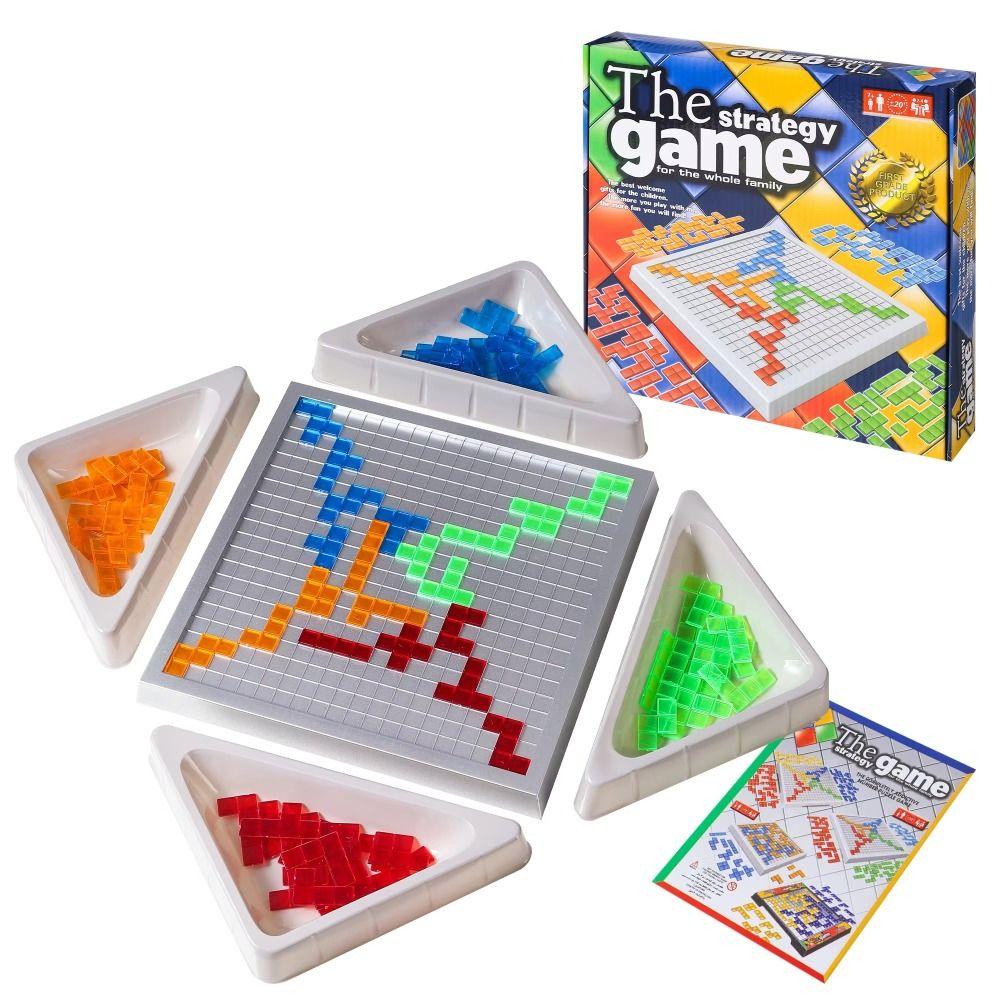 Squares Game Jigsaw Russia Puzzle Block 4-Person Blokus Board Game  Intelligence Game