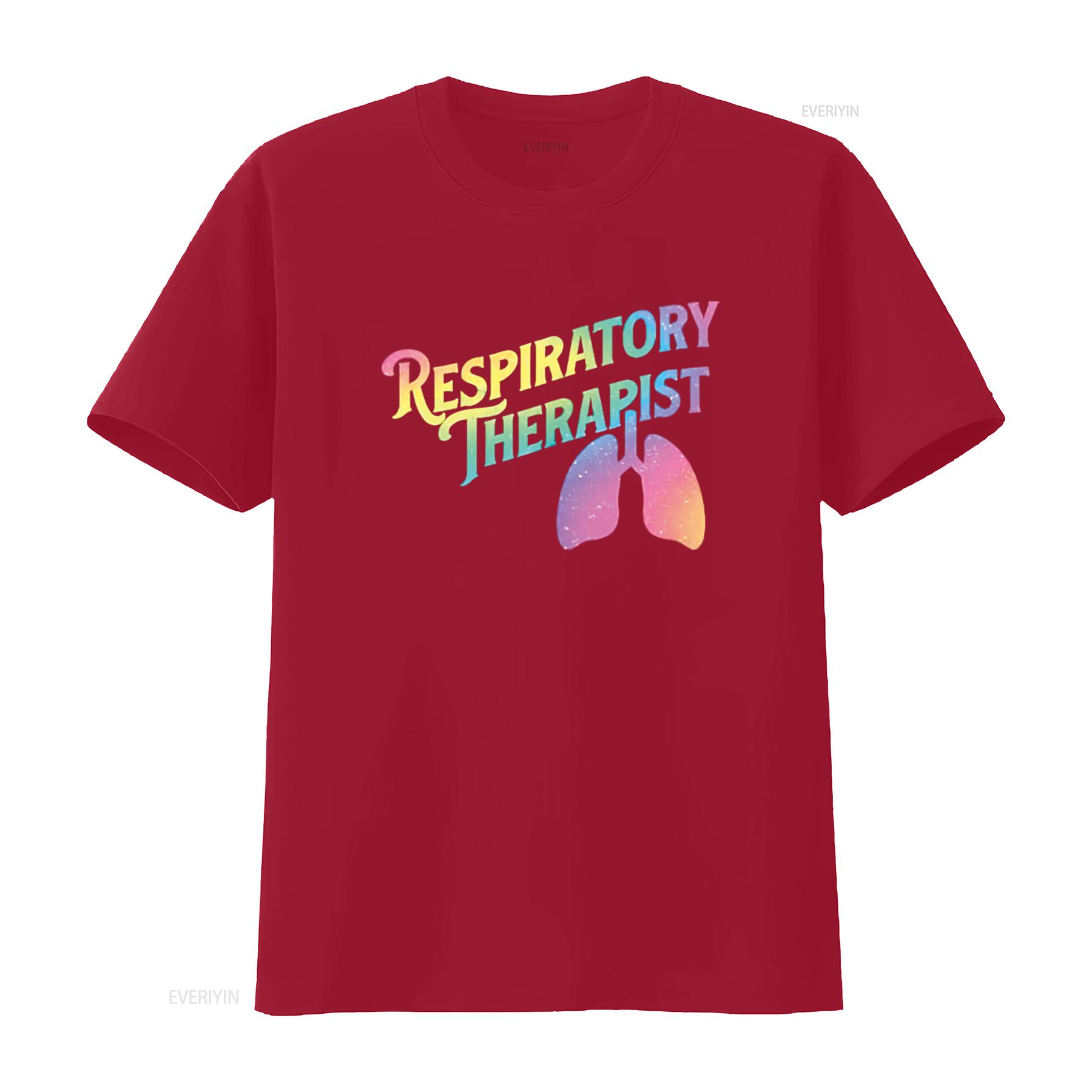 Respiratory Therapist Lung Therapy Pulmonology Nurse Week T Shirt vintage Washed Top For Everyday Wear Comfortable Slightly S