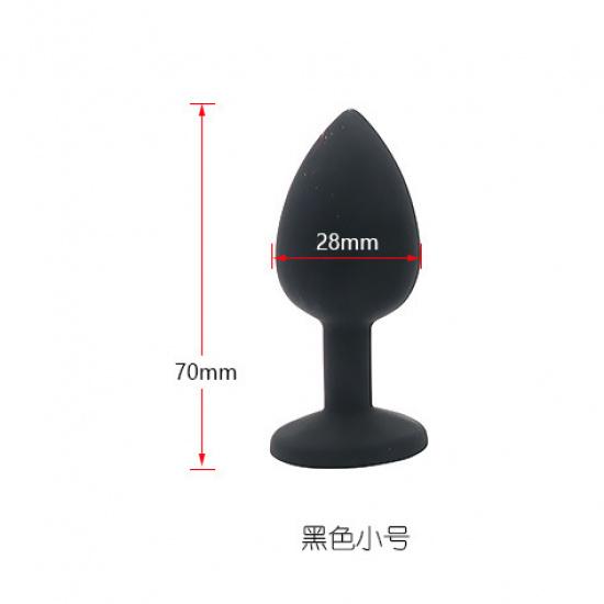 Soft Rubber Silicone Butt Plug Back Court Sex Toys Sex Tools Chrysanthemum Masturbation Long-Term Outing Wear Adult Toys Female