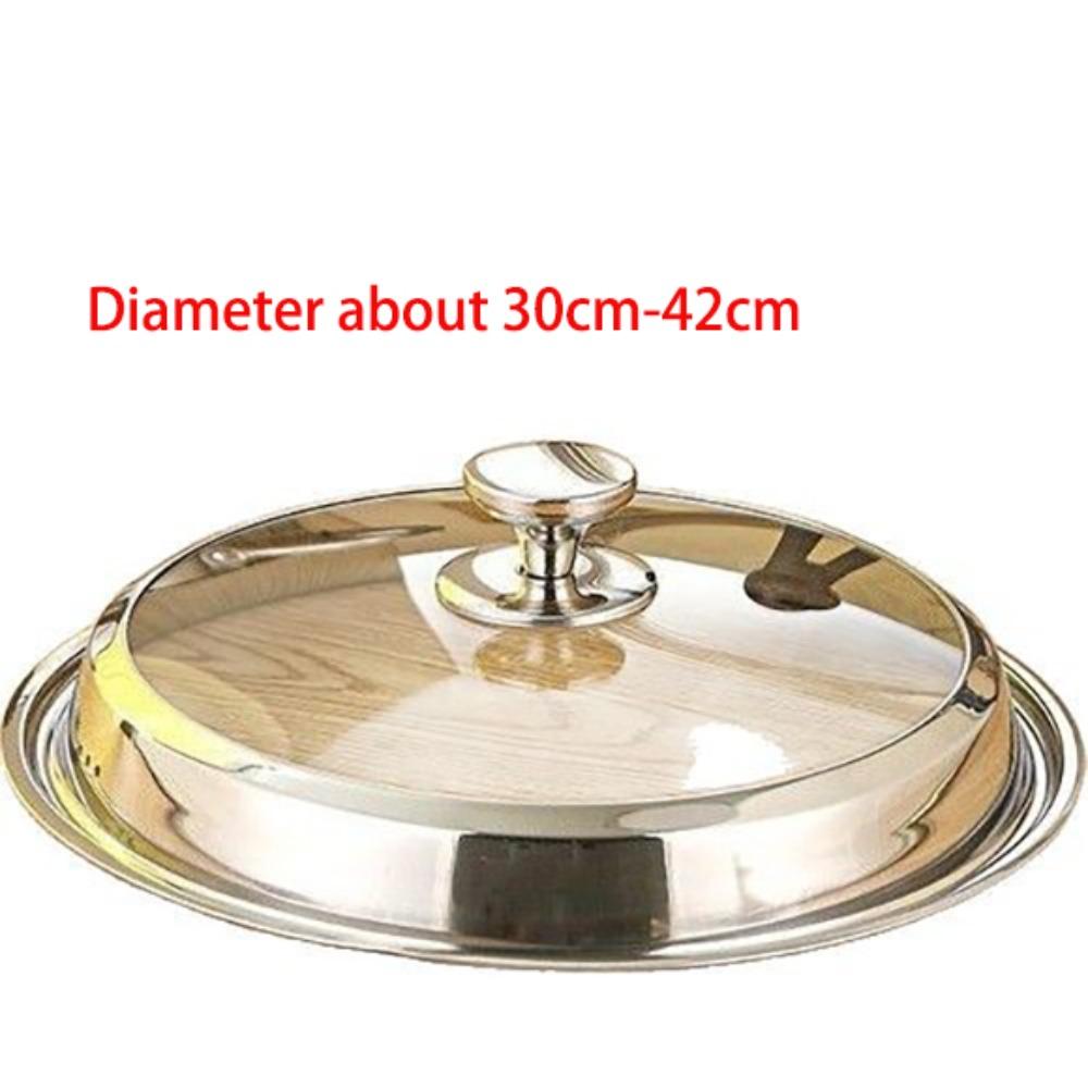 Stainless Steel Pot Cover Universal Wok Pan Lid Durable Cookware Parts  Kitchen Accessories