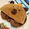 High Quality Capybara Plush Hat Scarf Gloves 3-in-1 Elk Creative Cartoon Super Soft Warm Christmas Gift For Boys And Girls