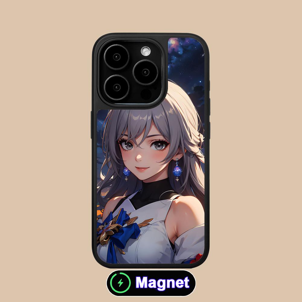 

HSR Bronya Matte Surface Magsafe Mobile Phone Case for iPhone 17 16 15 14 13 12 11 Air Pro Max Plus Colorful Cover iPhone 11