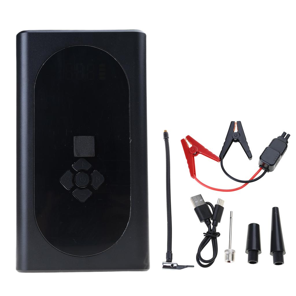 Portable Air Compressor Electric Car Pump Automatic Motorcycle Tire Inflator Digital Pressure Gauge Detect with LED Lamp