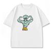 Womens SpongeBob SquarePants Muscle Fitness TShirt YK Trendy Loose Casual ShortSleeve Printed Top for Fitness Enthusiasts
