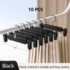 10PCS Plastic Strong Non-slip Pants Hanger Multi-functional Clothing Store Trousers Hanger New Design New Material Pants Rack