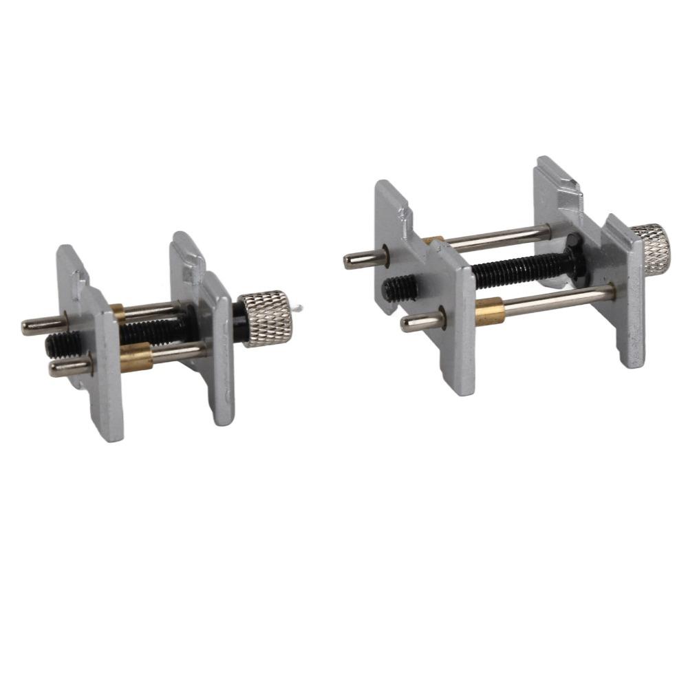 2Pcs Solid Steel Watch Movement Holder Alloy Fixed Base Opening Holder Case Clamp  Watch Disassemble