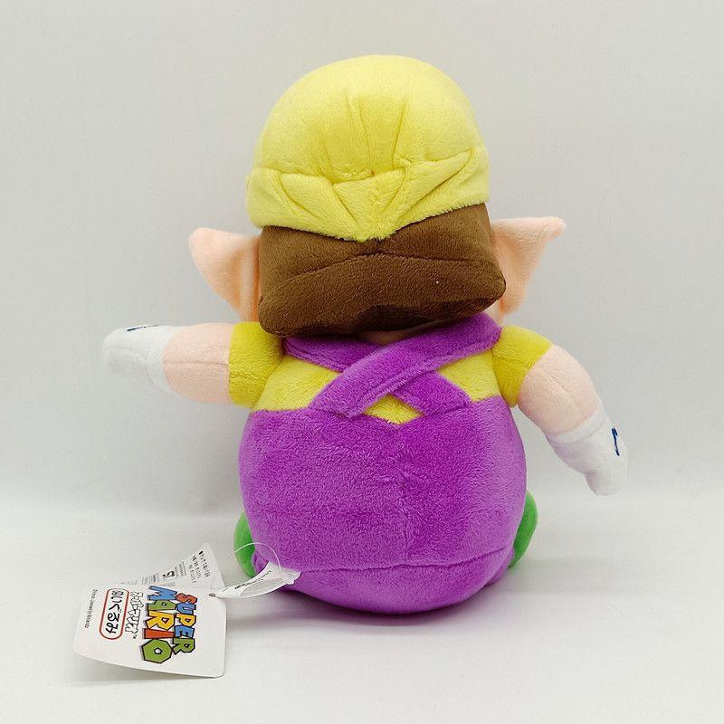 Rare Nintendo Super Mario Bros Plush Toy Wario 11 Inch Stuffed Animal Doll For Collectors