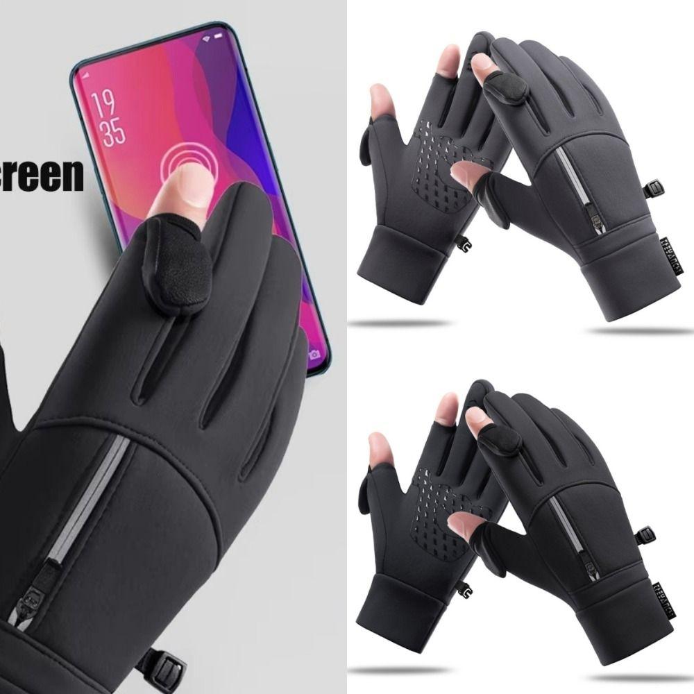 Windproof Cold-proof Gloves Fishing Ski Men Cycling Gloves New Touch Screen Gloves Outdoor Running