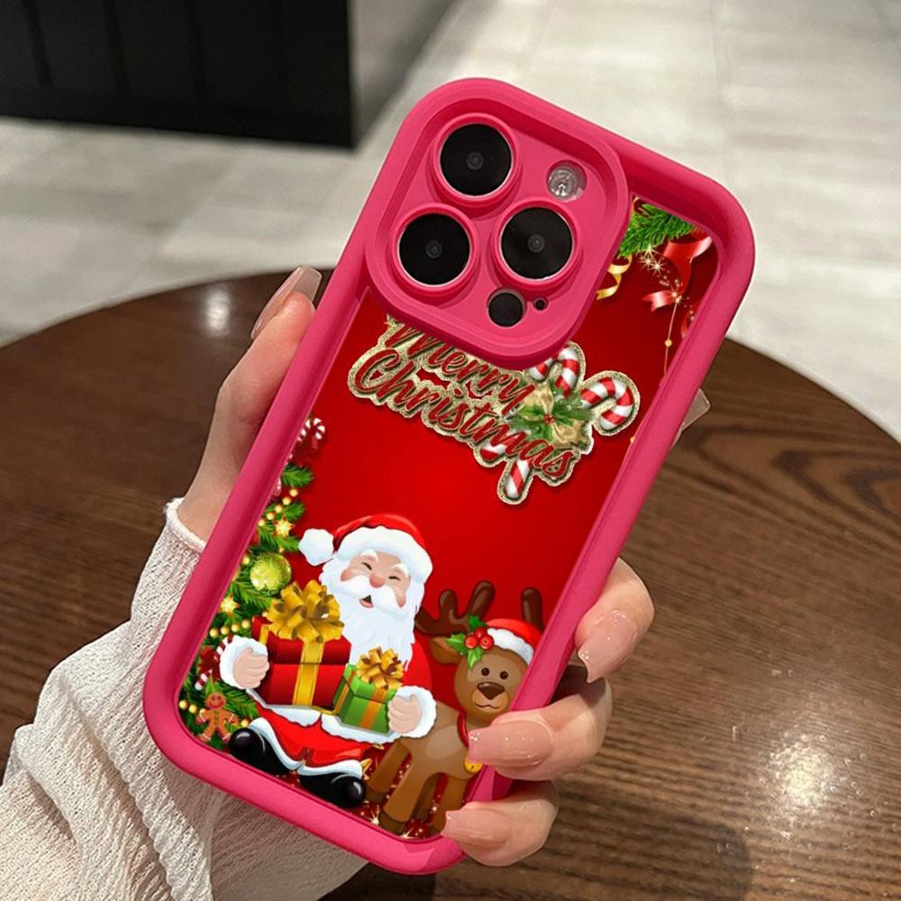 

Ae109 С Новым годом, Рождеством Христовым, художественные чехлы для телефонов iPhone 16, 14, 13, 11, Pro Max, 15, 7, 8, 6s Plus, 12 mini, XR, XS Max, защитный чехол Angel Eye Ladder for iPhone 16 Pro Max