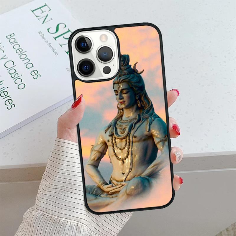 Lord Shiva Hindu God Buddha India Phone Case cover For iPhone 17 Air 15 16 16e 14 13 Pro Coque 12 11 Pro Max For Apple PLUS
