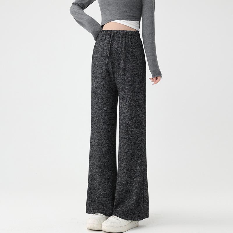 Spring 2025 Korean Maternity Wide-Leg Pants