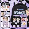 School Bag Labub Surrounding School Bag Girl High Value Backpack Primary and Secondary School Students Fifth and Sixth Grade Backpack