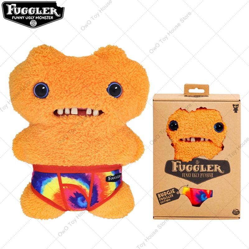 Original Fuggler Hässliche Zähne Monster Plüschtiere Kawaii Cartoon Fugglers Genervter Außerirdischer Weitäugiger Sonderling Plüschpuppen Geschenke Kinder