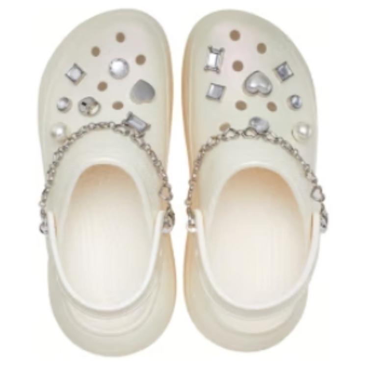 Crocs EVA Fashionable, Comfortable and Versatile Clog 5.2cm Unisex White