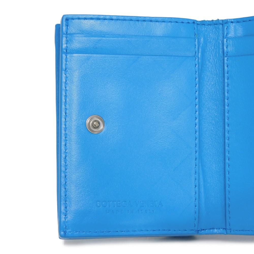 Used 11897 Tiny Mini Wallet 635561 VCPP2 4611 7942 RFID IC Chip Maxi Intrecciato Swimming Pool Unisex from Japan