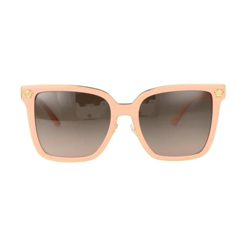 Versace Original design metal square sunglasses women's pink 22381433 0VE2278D 54946I pink-pink 58