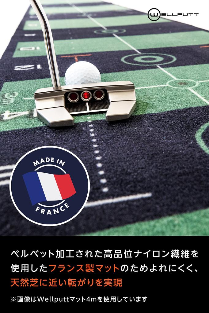 WELLPUTT Golf Putting 3M Mainstream Wellput Made in Officially Distributed in Mat, Model, Green, Zone, France, Japan.