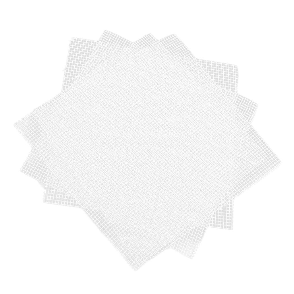 200pcs Flower Pot Mesh Pad Breathable Prevent Soil Leakage Drainage Plant Pot Bottom Grid Mat for Ceramic Planter