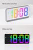 LED Large Display Bedside Alarm Clock - Simple, Stylish, Colorful Screen