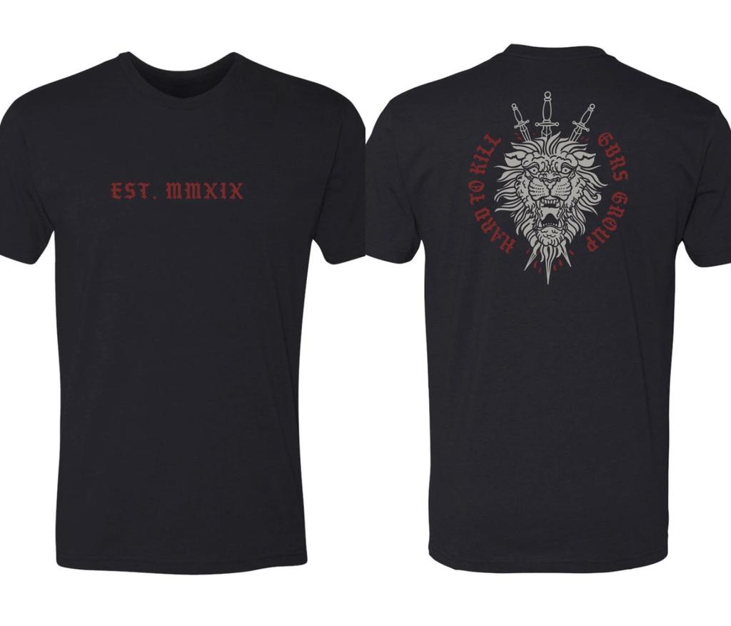 Letnie Męskie Koszulki Oversize GBRS Group No Retreat Koszulka z Krótkim Rękawem Ciężka Bawełna Siłownia Fitness Sporty Luźna Odzież Męska Topy